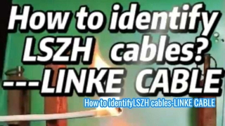 LSZH केबल-लिंक केबल की पहचान कैसे करें