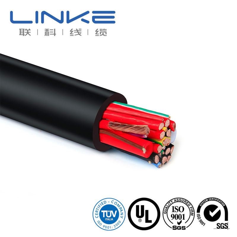 TUV प्रमाणित H07bz5-F 3G1.5mm sup2 2X0.5mm sup2 कॉपर कोर के साथ AC EV चार्जिंग केबल
