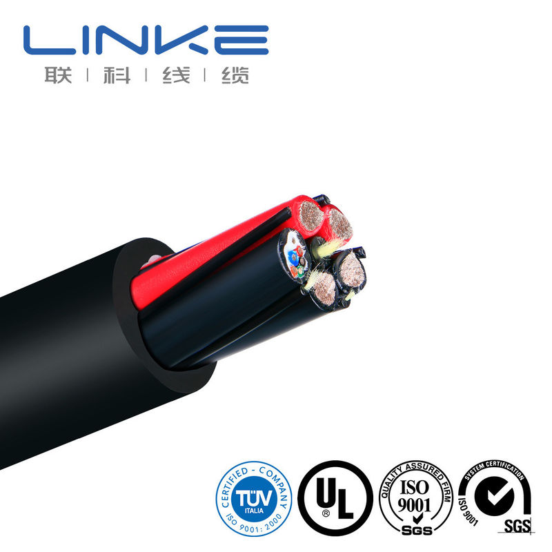 TUV प्रमाणित H07bz5-F 3G1.5mm sup2 2X0.5mm sup2 कॉपर कोर के साथ AC EV चार्जिंग केबल