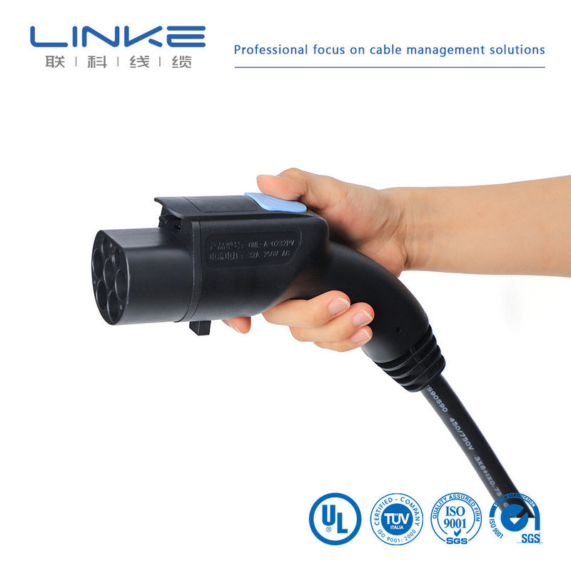 चांदी की चांदी का पीतल इलेक्ट्रिक वाहन चार्जिंग EV चार्जर केबल AC 32A 7kw 16A 3.5kw