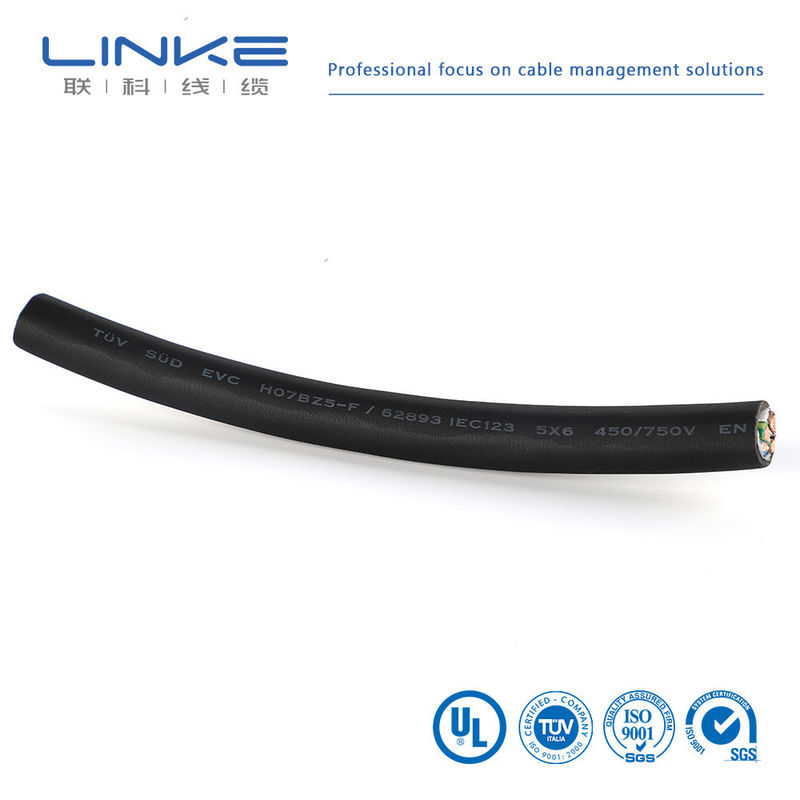 भूमिगत अनुप्रयोग के लिए 600V~1000V नामित वोल्टेज के साथ अनुकूलन योग्य ईवी चार्जिंग केबल