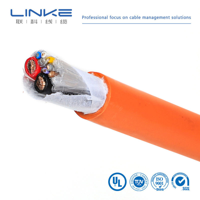 औद्योगिक अनुप्रयोगों के लिए उच्च तापमान प्रतिरोध और 600 वी नामित वोल्टेज के साथ अछूता तांबा कंडक्टर उच्च वोल्टेज केबल