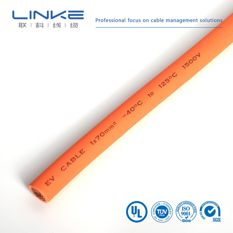 औद्योगिक अनुप्रयोगों के लिए उच्च तापमान प्रतिरोध और 600 वी नामित वोल्टेज के साथ अछूता तांबा कंडक्टर उच्च वोल्टेज केबल