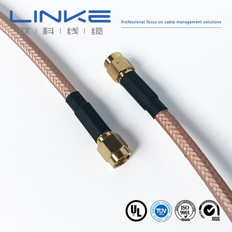 Wurth Elektronik RG142 समाक्षीय केबल 50 Ω, 4.95 मिमी OD SMA पुरुष से SMA पुरुष सफेद नई ऊर्जा वाहन केबल
