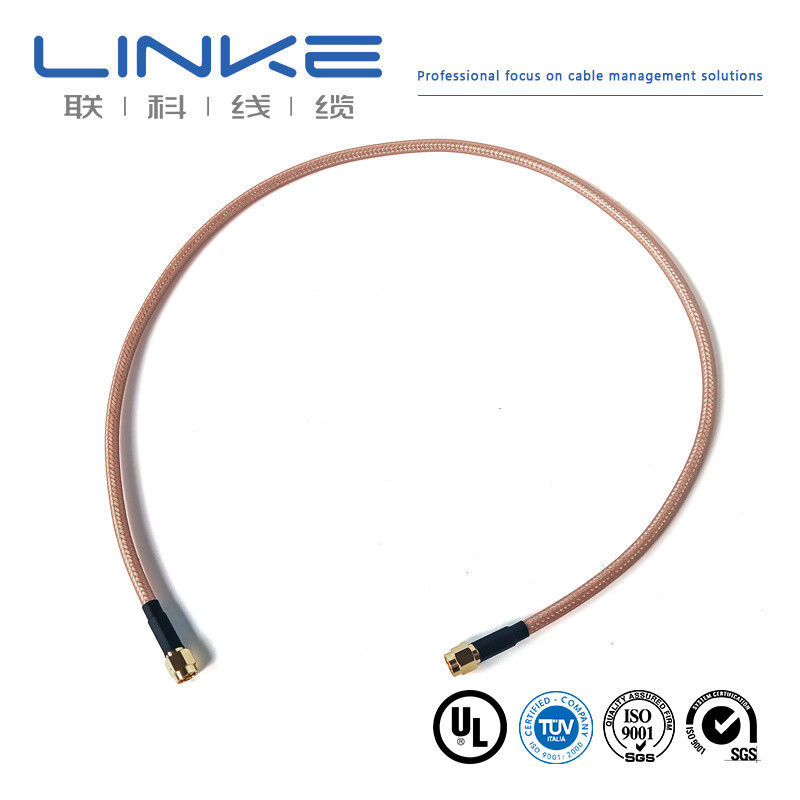 Wurth Elektronik RG142 समाक्षीय केबल 50 Ω, 4.95 मिमी OD SMA पुरुष से SMA पुरुष सफेद नई ऊर्जा वाहन केबल