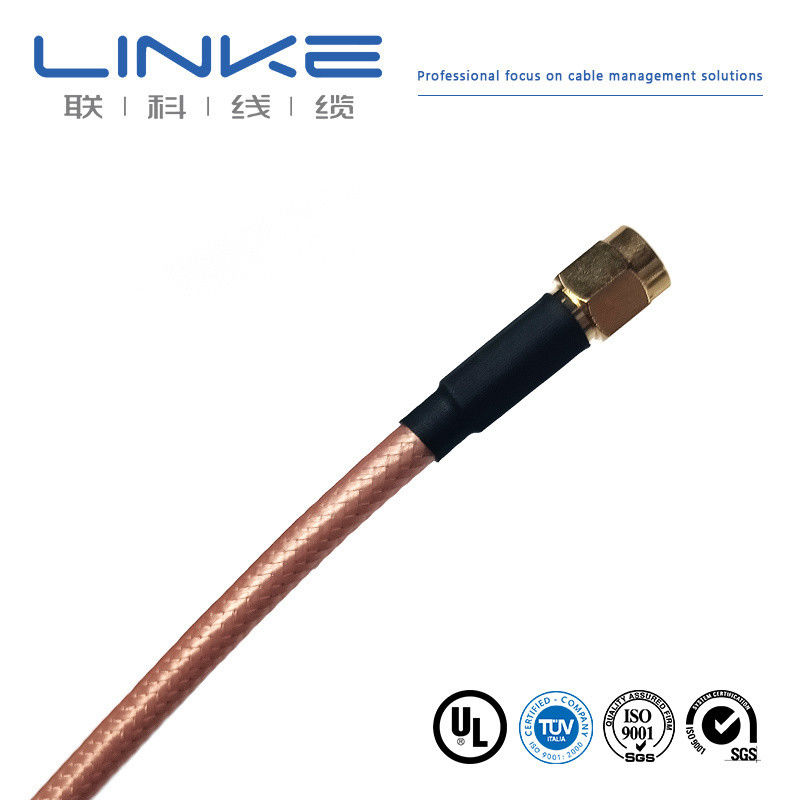 Wurth Elektronik RG142 समाक्षीय केबल 50 Ω, 4.95 मिमी OD SMA पुरुष से SMA पुरुष सफेद नई ऊर्जा वाहन केबल