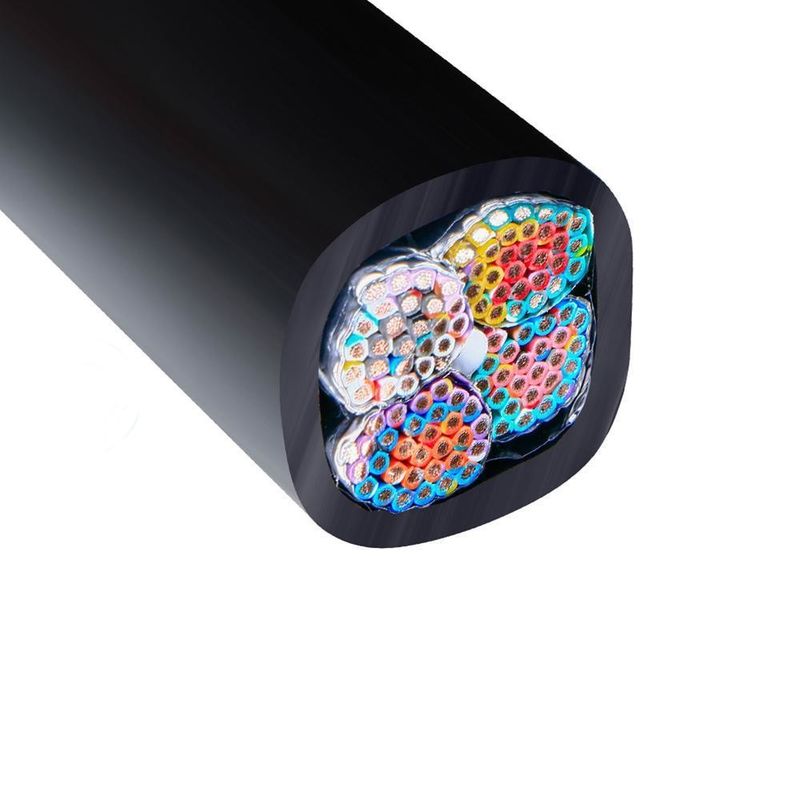 वाहन आंतरिक और बाहरी वायरिंग के लिए 300V 110कोर टिन कॉपर ऑटोमोटिव इलेक्ट्रिकल केबल UL2464