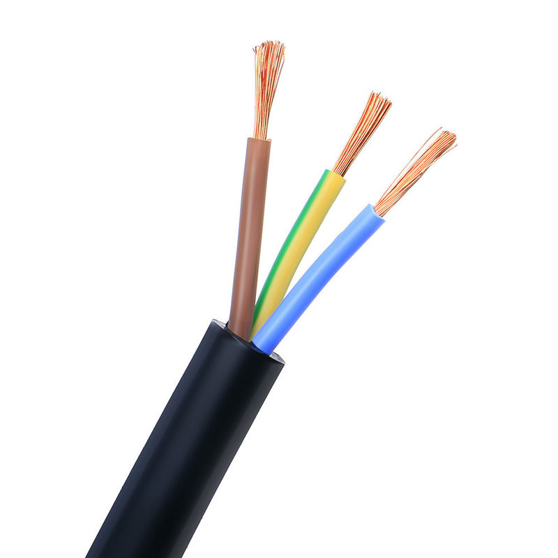 RS PRO 3 कोर x 0.75sqmm ((क्लास 5 पीसीडब्ल्यू), पीवीसी अछूता, पीवीसी शीट, 300/300V, H03VV-F.
