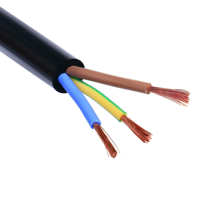 RS PRO 3 कोर x 0.75sqmm ((क्लास 5 पीसीडब्ल्यू), पीवीसी अछूता, पीवीसी शीट, 300/300V, H03VV-F.