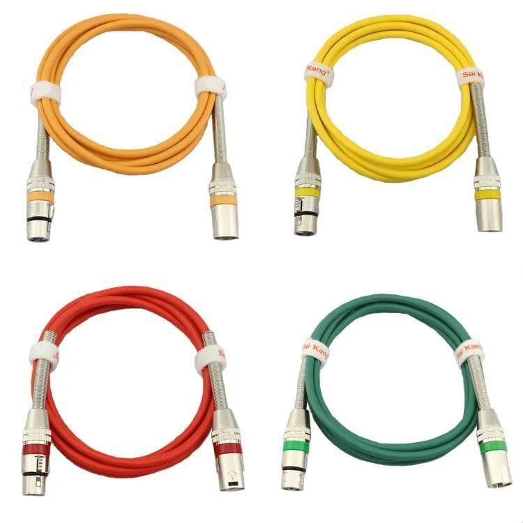 पेशेवर ऑडियो के लिए उच्च ध्वनि गुणवत्ता और बेयर कॉपर वायर के साथ अनुकूलन योग्य लंबाई एक्सएलआर केबल