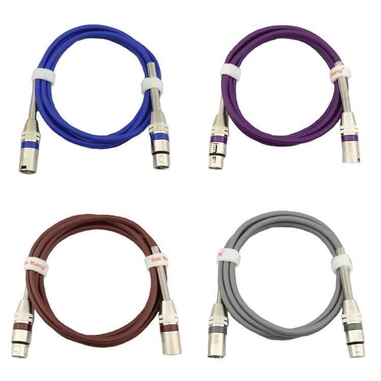 पेशेवर ऑडियो के लिए उच्च ध्वनि गुणवत्ता और बेयर कॉपर वायर के साथ अनुकूलन योग्य लंबाई एक्सएलआर केबल