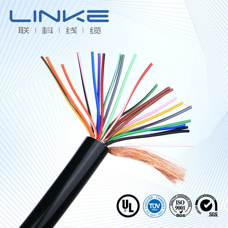 व्यापक तापमान रेंज के साथ औद्योगिक बिजली संचरण के लिए टीपीयू कवर कॉपर कंडक्टर नियंत्रण केबल