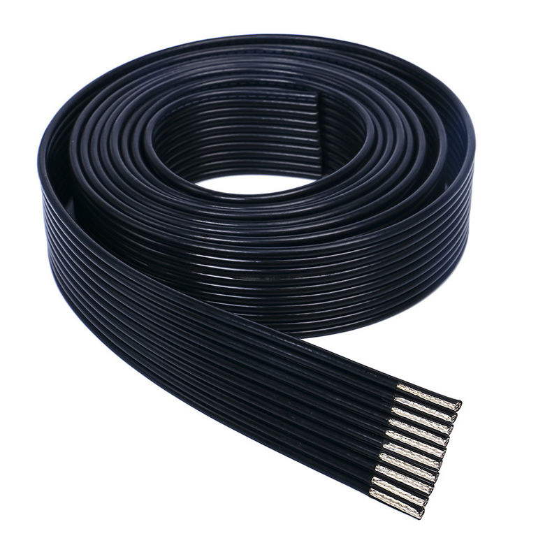 मेडिकल बायोकंपैटिबल फ्लैट रिबन केबल, शील्डेड टिन-प्लेटेड कॉपर और पीवीसी जैकेट के साथ, कस्टम अनुप्रयोगों के लिए