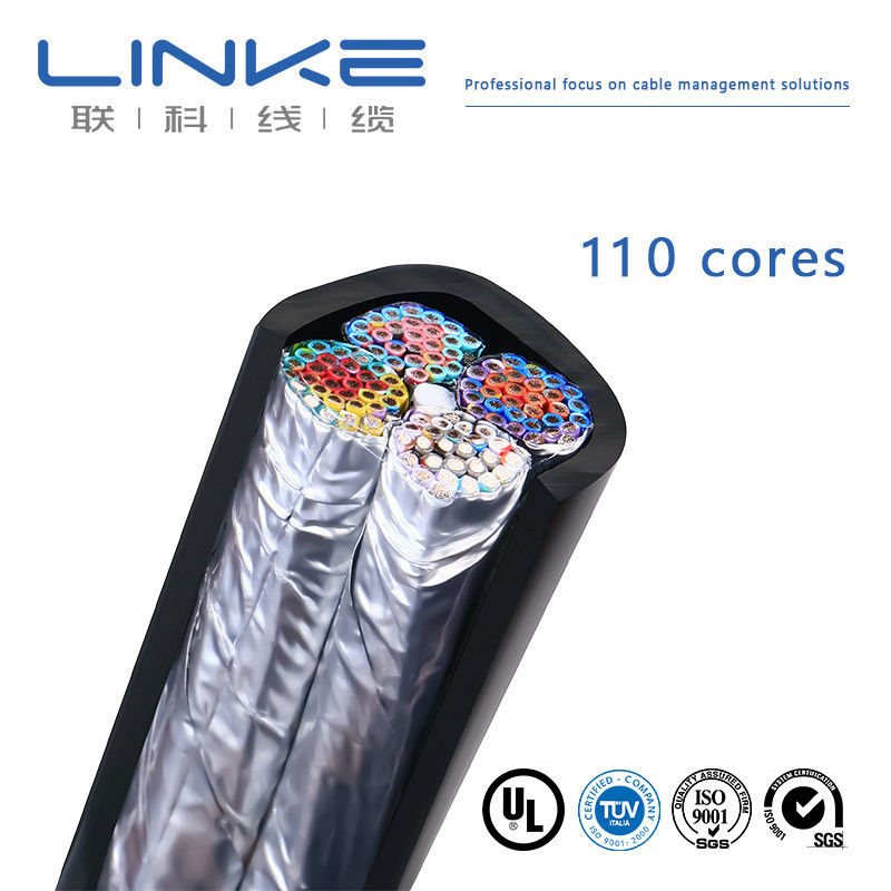 अछूता 300V 80deg C 22AWG 110 कॉर्ड Sr-PVC टिन तांबा केबल अनुकूलन