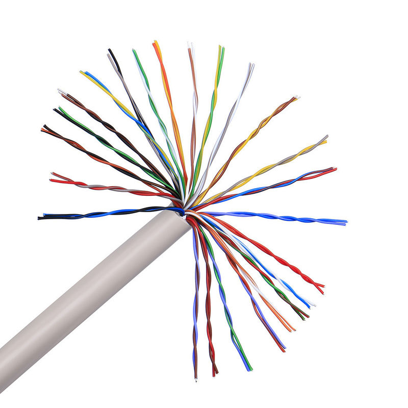 300 वी रेटेड अनुप्रयोगों के लिए मल्टी कोर UL2464 शील्ड्ड ट्विस्ट जोड़ी नियंत्रण केबल
