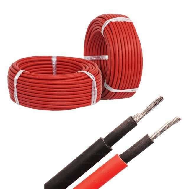 टिनड वायर सुपर सोलर पीवी केबल 4mm2 6mm2 डीसी केबल XLPE सोलर पैनल के लिए मुद्रा US