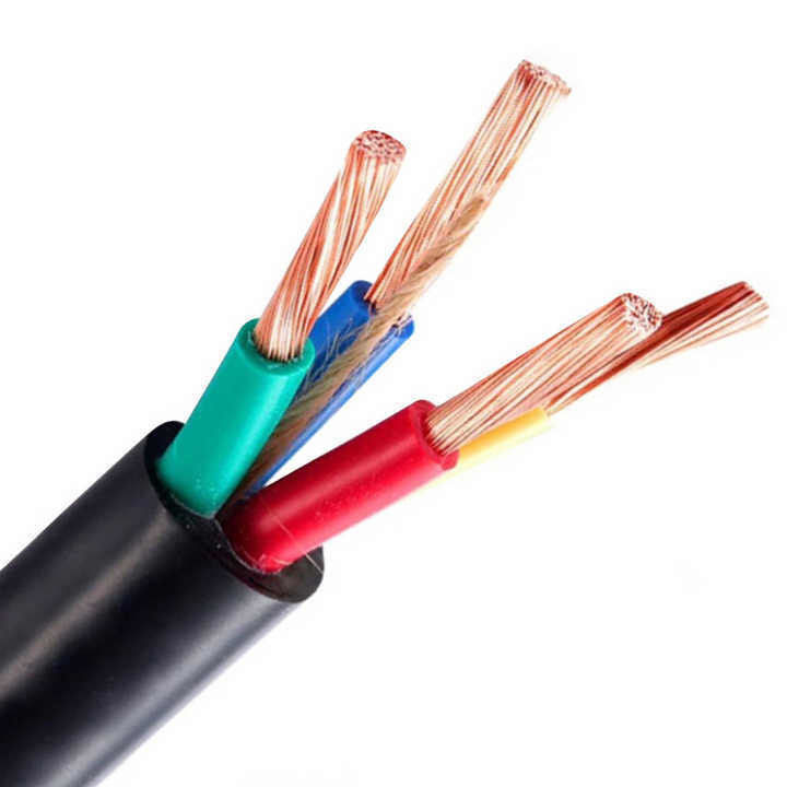 पानी के नीचे मछली संयंत्र के लिए कॉपर कोर इलेक्ट्रिक रबर खनन केबल 25mm2