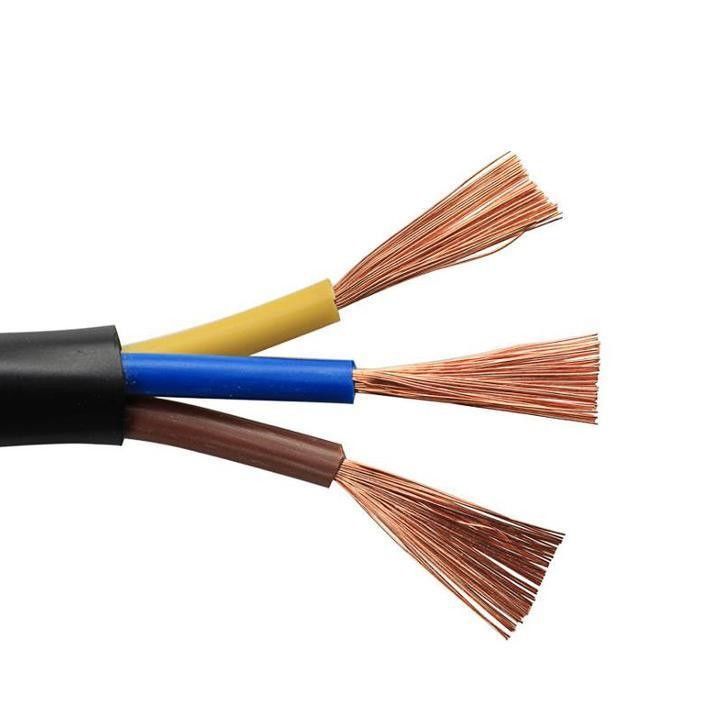 चिकनी प्रदर्शन के लिए भूमिगत पीवीसी रबर लेपित लचीला 0.5mm2 विद्युत केबल