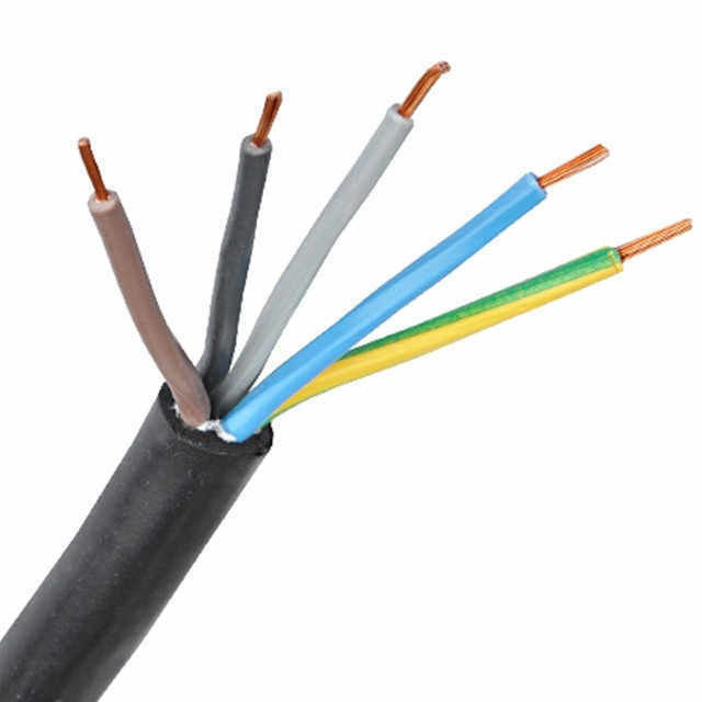 3X2.5 मिमी पनडुब्बी पंप 16 मिमी 4 कोर लचीला आग प्रतिरोधी 4G 1.5 मिमी 2 रबर पानी के नीचे जलरोधक यूटीपी केबल