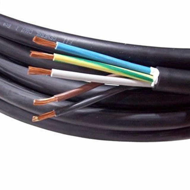 3X2.5 मिमी पनडुब्बी पंप 16 मिमी 4 कोर लचीला आग प्रतिरोधी 4G 1.5 मिमी 2 रबर पानी के नीचे जलरोधक यूटीपी केबल