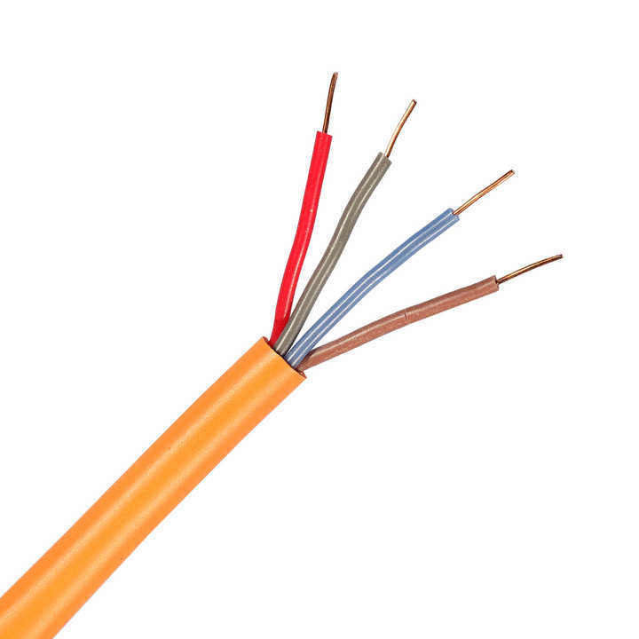 अग्नि प्रतिरोधी केबल 14AWG नग्न स्ट्रैंड्ड टिन्ड तांबा अग्नि अलार्म केबल सुरक्षा के लिए