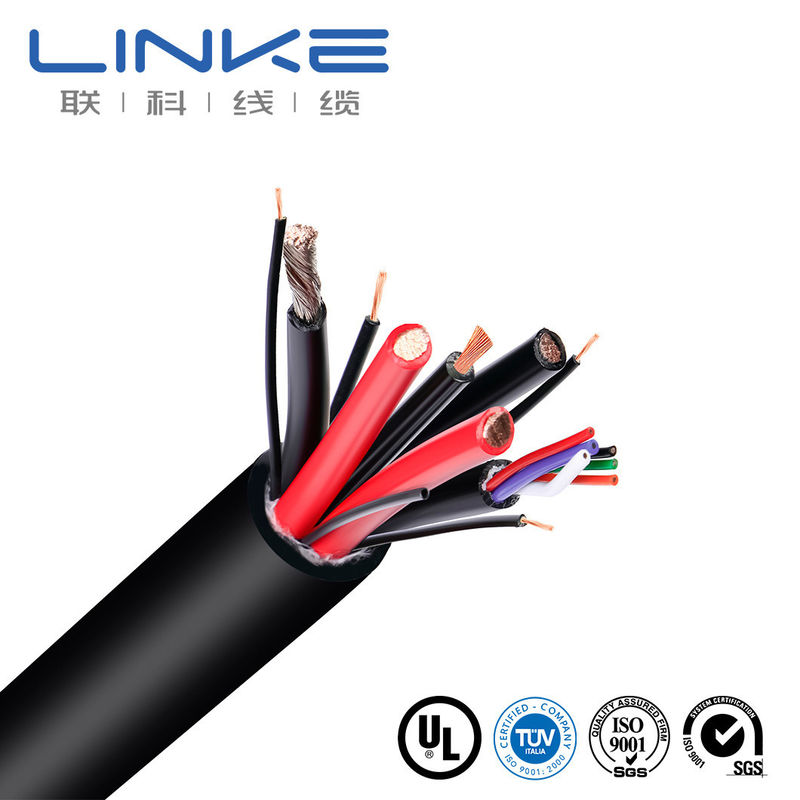 उच्च लचीलापन जल प्रतिरोधी अनुकूलन बहु-कोर टिन तांबा खींच श्रृंखला केबल