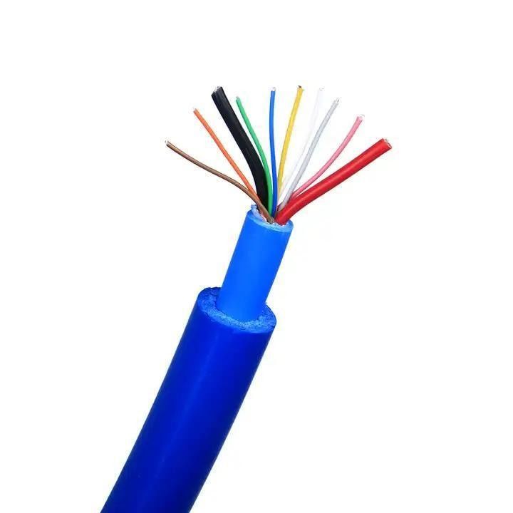 टिनड वायर कोर फ्लोटिंग केबल टीपीई शीट और 300 वी नामित वोल्टेज के साथ पानी के नीचे अनुप्रयोगों के लिए