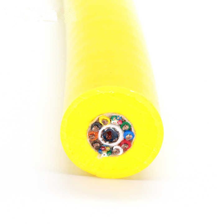 तांबे के कोर और पीयूआर फोम शीट के साथ हल्का तैरता हुआ आरओवी पनडुब्बी केबल