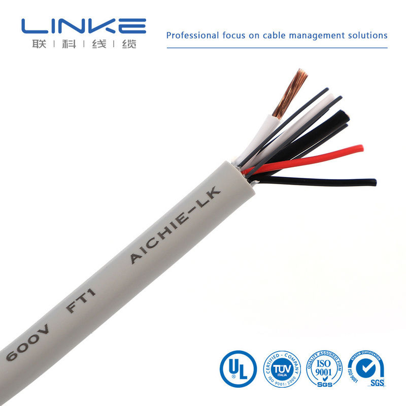 Custom Cable with Stranded Conductor and Insulated UL Shielded PVC Power Electric Wire