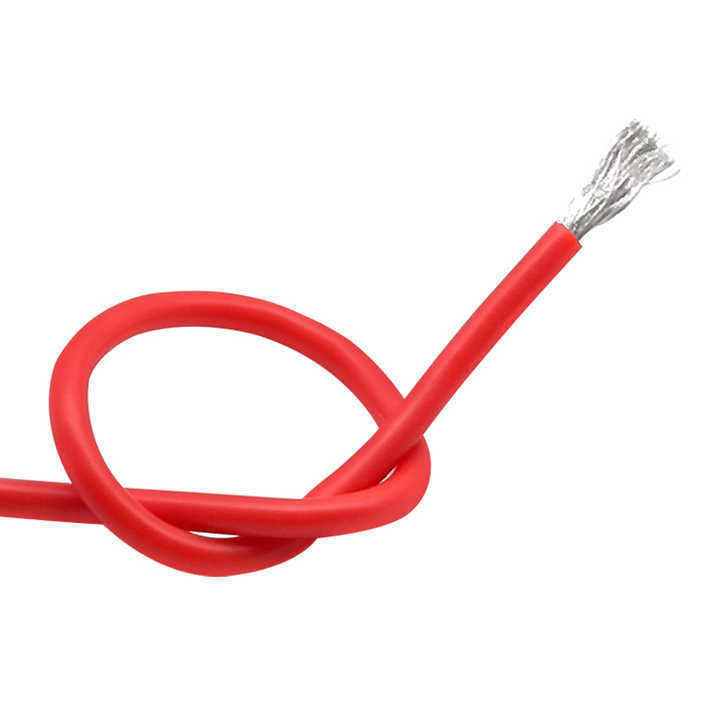 ओवरहेड 18AWG उच्च तापमान लचीला नरम सिलिकॉन इलेक्ट्रिक तार लौ retardant नई ऊर्जा लिथियम बैटरी का उपयोग
