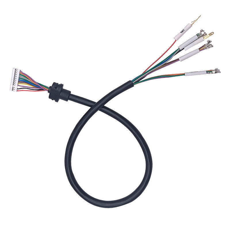 अनुकूलित उच्च वोल्टेज मल्टी लीड्स मेडिकल केबल कॉइल्ड वायर हार्नेस असेंबली