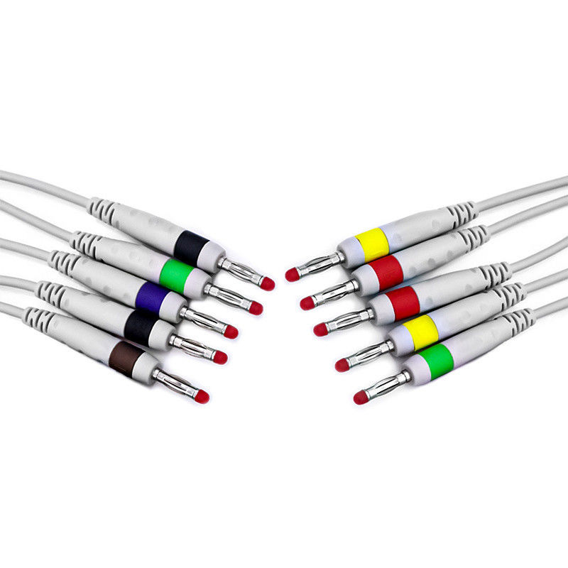 टीपीयू शीथ ईसीजी केबल टिन किए गए तांबे के कोर के साथ और चिकित्सा उपकरण के लिए अनुकूलन विकल्प