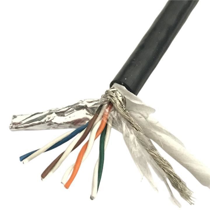 संचार और सीसीटीवी कैमरा के लिए 2 पावर केबल के साथ समाक्षीय केबल Rg59 300V वर्तमान