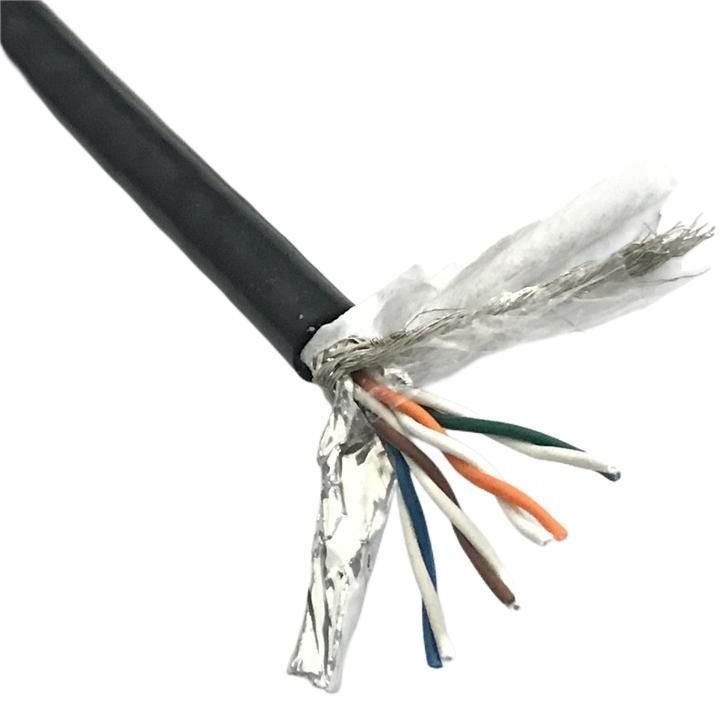 संचार और सीसीटीवी कैमरा के लिए 2 पावर केबल के साथ समाक्षीय केबल Rg59 300V वर्तमान