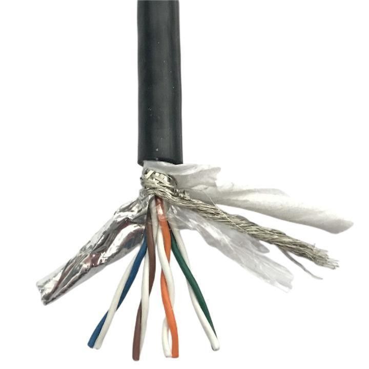 संचार और सीसीटीवी कैमरा के लिए 2 पावर केबल के साथ समाक्षीय केबल Rg59 300V वर्तमान