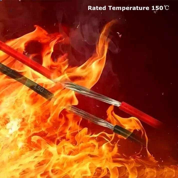 24AWG टिनयुक्त कॉपर हीट रेज़िस्टेंट ऑटोमोटिव वायर EV बैटरी हार्नेस के लिए पावर केबल