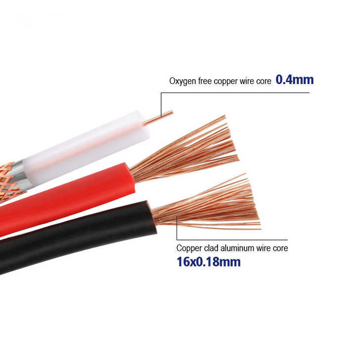 UL20276 24-28 AWG टिन कॉपर कंडक्टर मल्टीकोर ब्रैडेड शील्ड पीवीसी जैकेट कंप्यूटर केबल