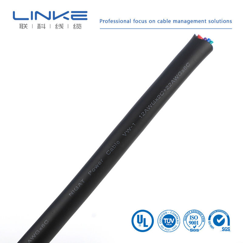 निम्न और मध्यम वोल्टेज अनुप्रयोगों के लिए उच्च वोल्टेज दोहरी शील्डिंग टिनड कॉपर ऑटोमोटिव केबल