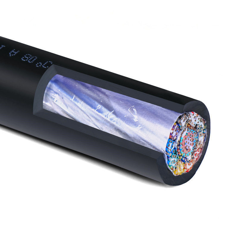 समुद्री और इलेक्ट्रॉनिक अनुप्रयोगों के लिए 300 वी वर्तमान उच्च तापमान 2 कोर शील्ड वायर औद्योगिक नियंत्रण केबल