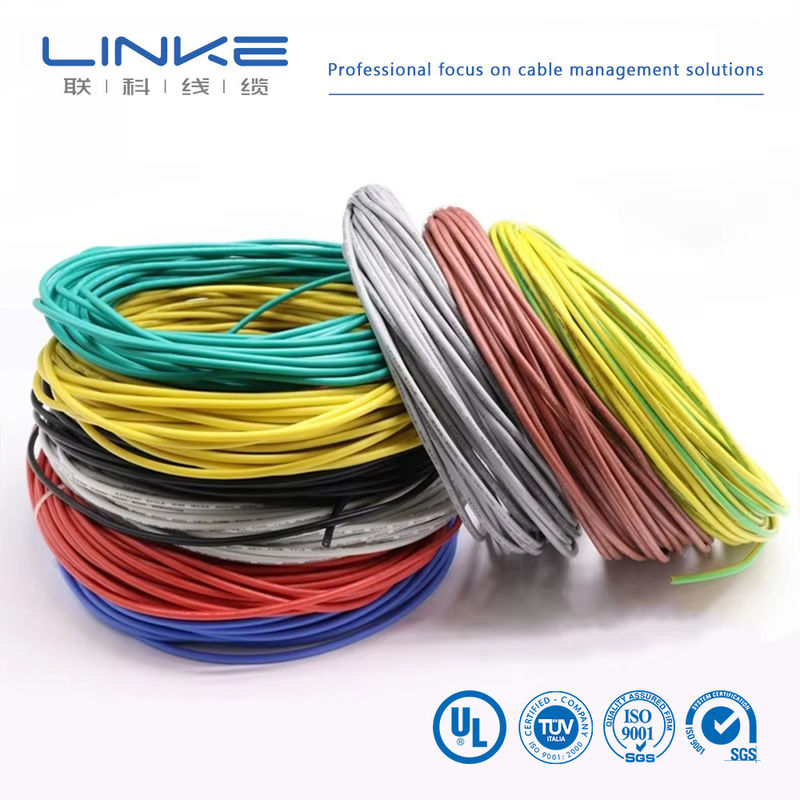 UL3135 सिलिकॉन रबर तार 30 28 26 24 22 20 18 16 14 12 10 AWG अछूता नरम तांबा इलेक्ट्रॉन एलईडी दीपक प्रकाश केबल