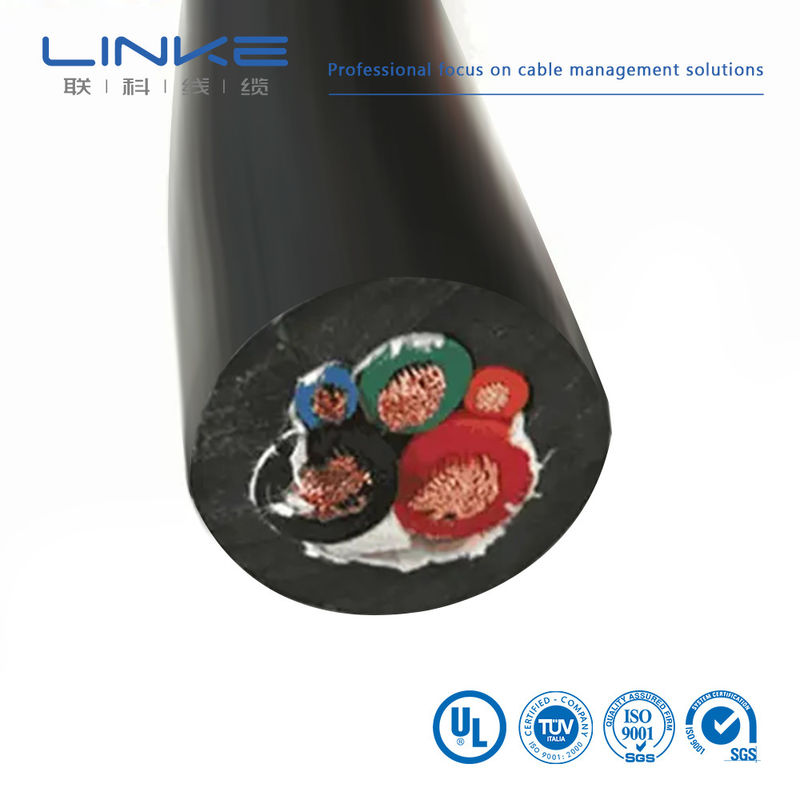 16A 3G2.5mm2+2*0.5mm2 इलेक्ट्रिक वाहनों के लिए टिन कॉपर EV चार्जिंग केबल