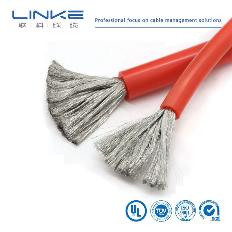 औद्योगिक अनुप्रयोगों के लिए विभिन्न AWG आकारों के साथ टिन-प्लेटेड कॉपर हाई टेम्परेचर सिलिकॉन वायर