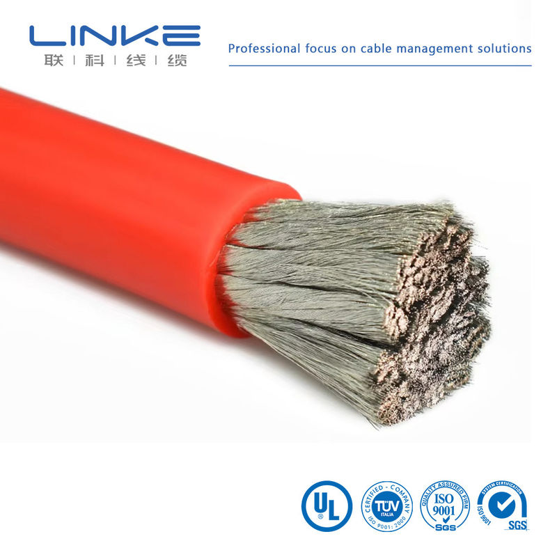 सुपर लचीला उच्च सिलिकॉन तार लौ retardant गर्मी प्रतिरोधी सिलिकॉन तार 10awg 8awg 6awg 4awg 2awg