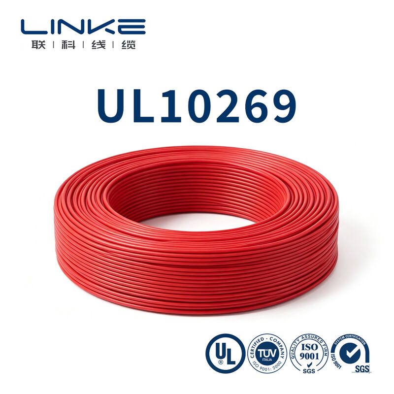 UL10269 उच्च वोल्टेज 1000V 105°C पीवीसी अछूता हुक-अप केबल टिन कॉपर कंडक्टर इलेक्ट्रिकल वायरिंग रोल के साथ